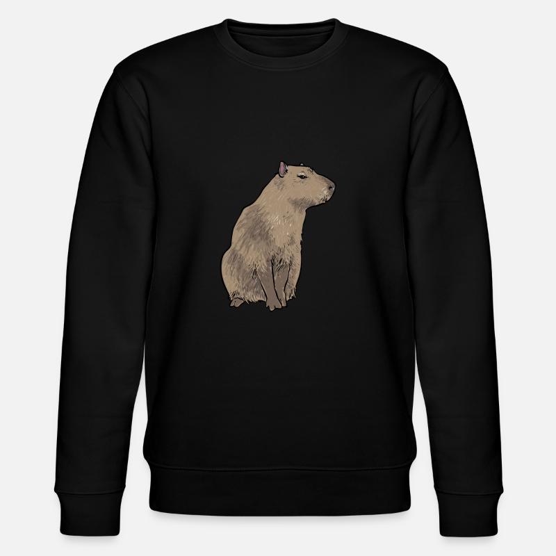 Rongeur Capybara - Sweat bio CHANGER Stanley/Stella Unisexe - noir