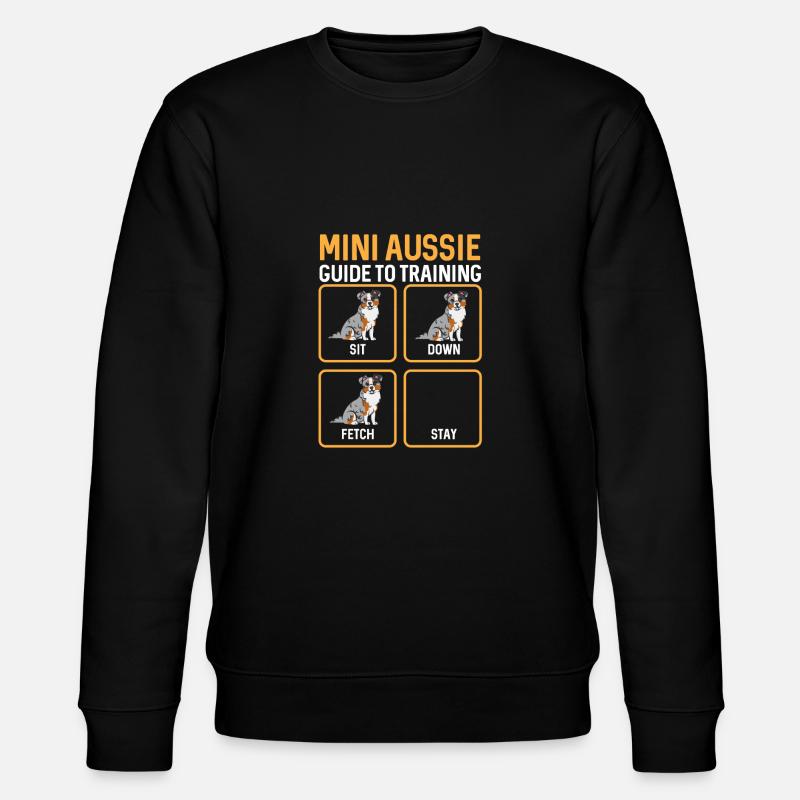 Miniature Australian Shepherd - Stanley/Stella CHANGER Unisex Organic Sweatshirt - black