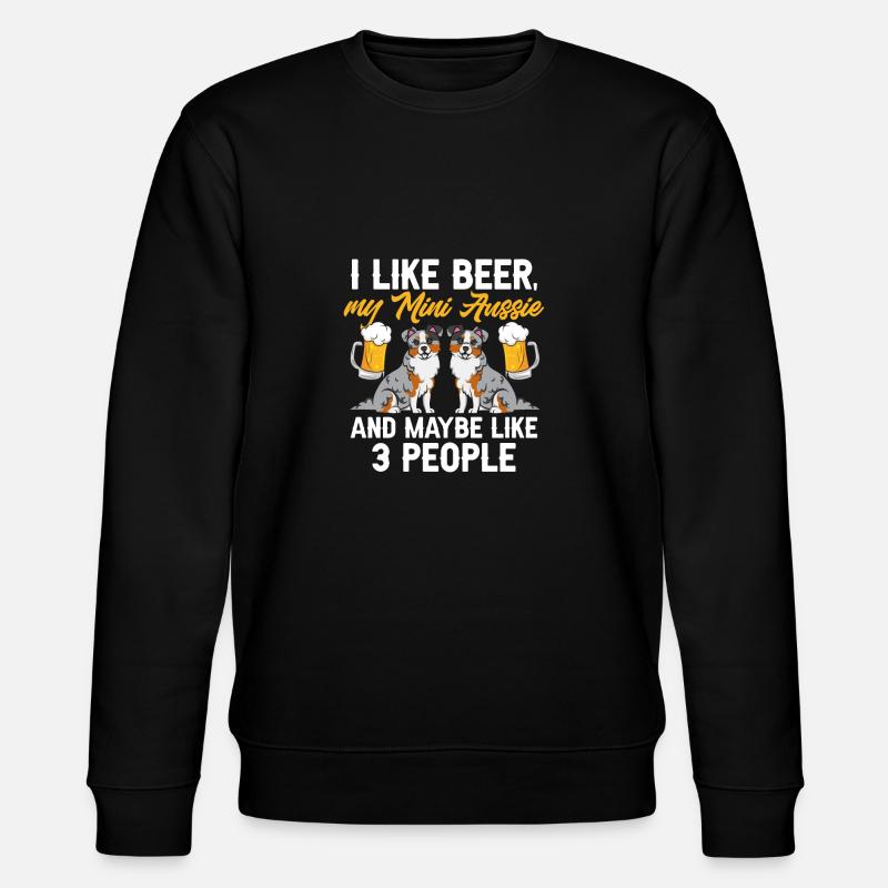 Miniature Australian Shepherd - Stanley/Stella CHANGER Unisex Organic Sweatshirt - black