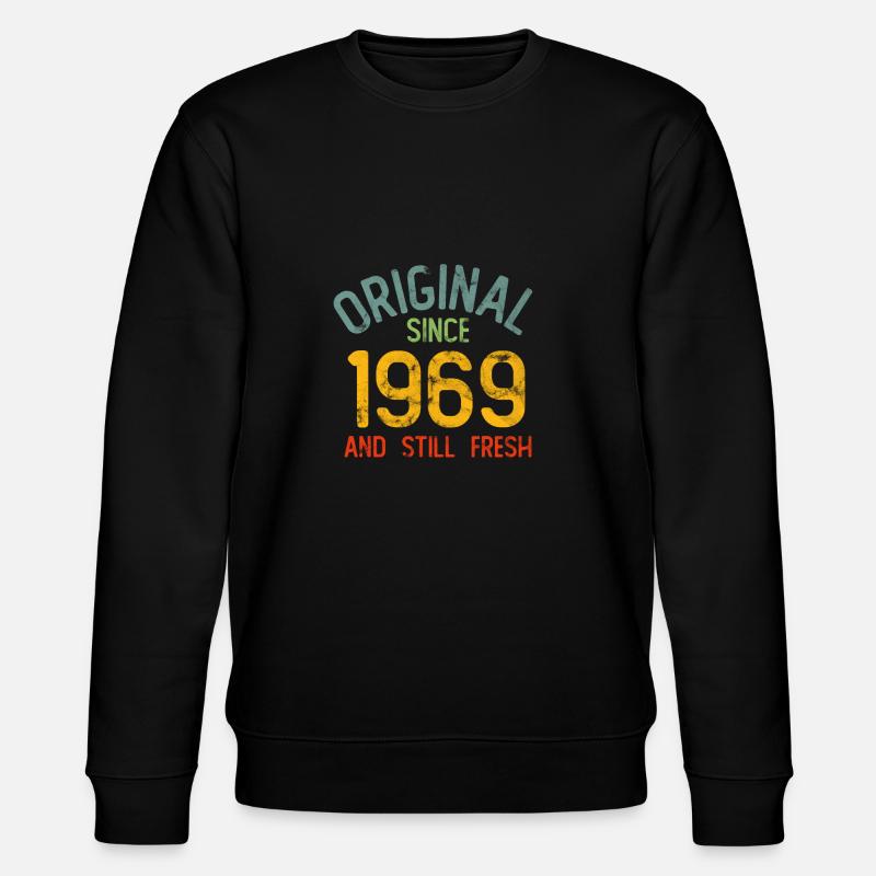 Millésime 1969 - Sweat bio CHANGER Stanley/Stella Unisexe - noir