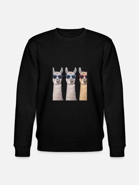 Alpaca Gang Team Crew - Stanley/Stella CHANGER Unisex Organic Sweatshirt - black