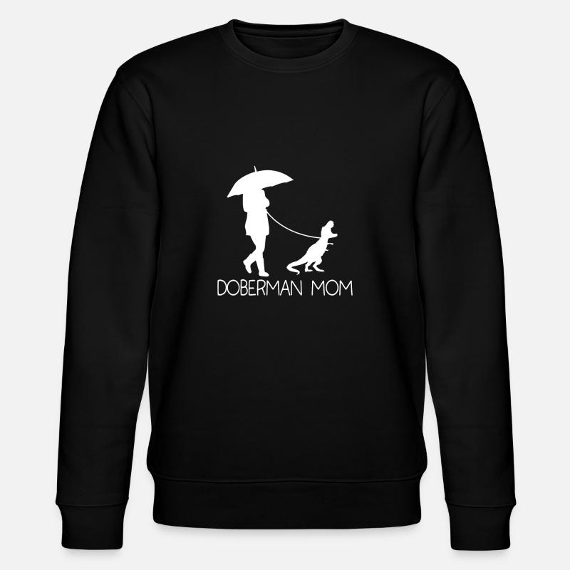 Doberman Pinscher Chien Dobie - Sweat bio CHANGER Stanley/Stella Unisexe - noir