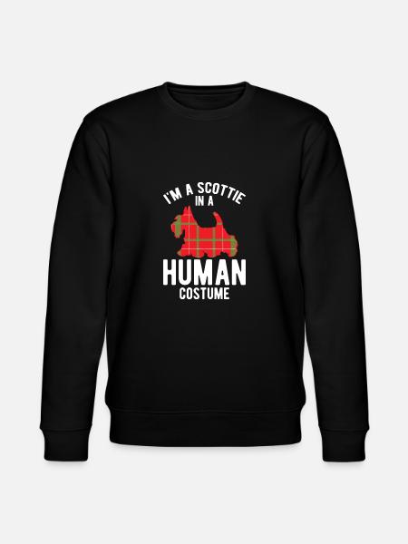 Scottish Terrier Scottie Dog - Stanley/Stella CHANGER Unisex Organic Sweatshirt - black