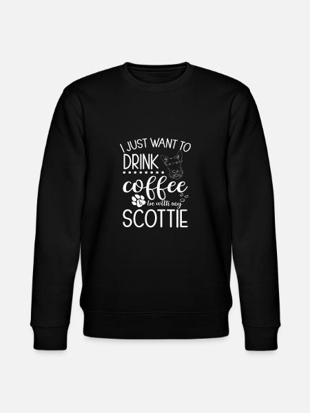 Scottish Terrier Scottie Dog - Stanley/Stella CHANGER Unisex Organic Sweatshirt - black
