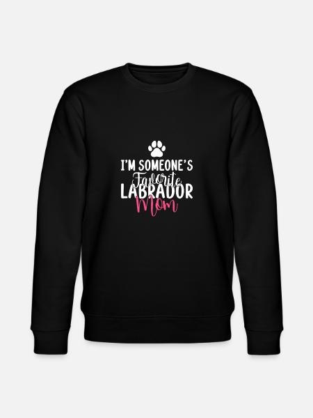 Labrador Lover Gifts - Stanley/Stella CHANGER Unisex Organic Sweatshirt - black