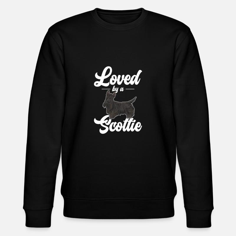 Terrier écossais Scottie Chien - Sweat bio CHANGER Stanley/Stella Unisexe - noir