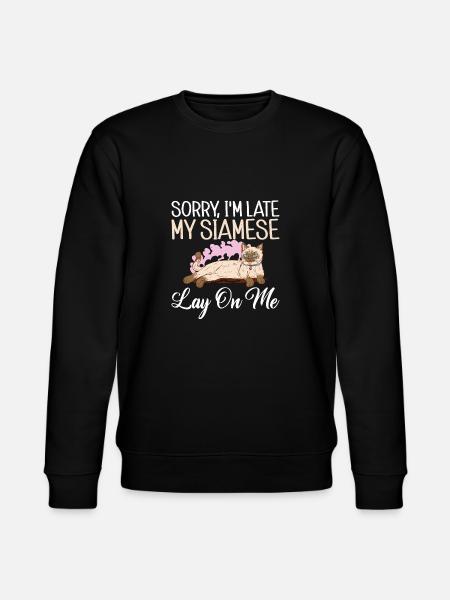 Siamese Cat Gifts - Stanley/Stella CHANGER Unisex Organic Sweatshirt - black