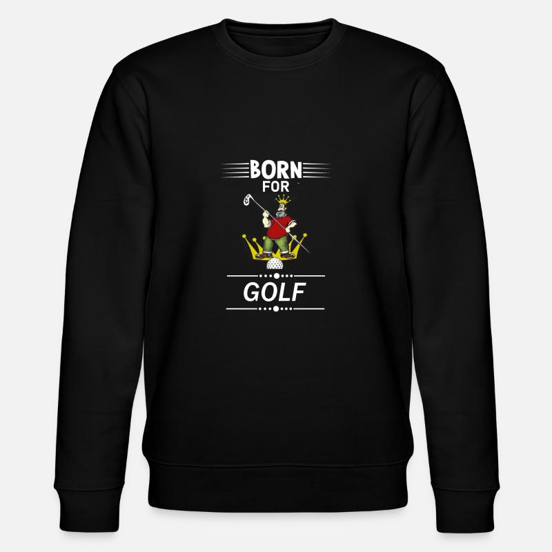 Golf Minigolf Funny - Stanley/Stella CHANGER Unisex Organic Sweatshirt - black