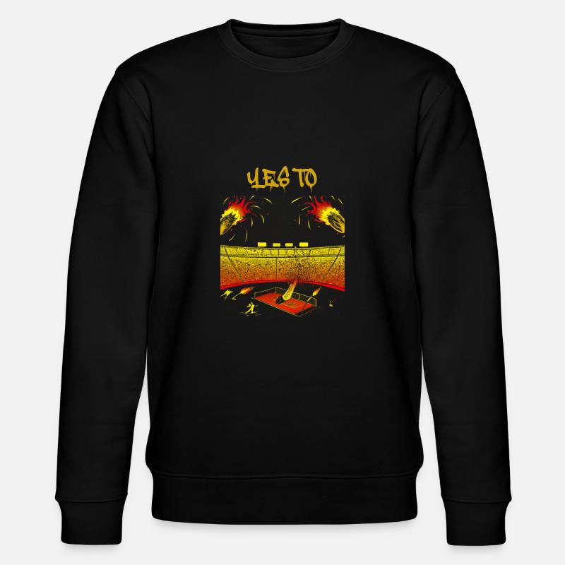 Pyrotechnik Spruch - Stanley/Stella Unisex Bio-Sweatshirt CHANGER  - Schwarz