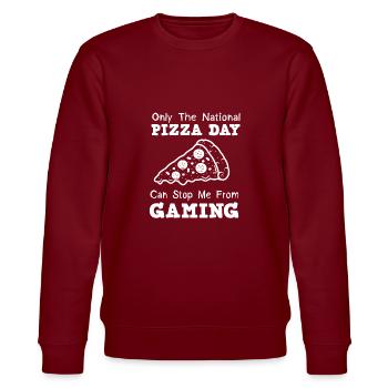 Gamer Geschenk Gaming Spruch für Zocker - Stanley/Stella Unisex Bio-Sweatshirt CHANGER  - Burgunderrot - Vorne - Nik (191cm) & Marisol (170cm)