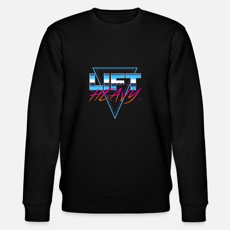 Lift Heavy - Stanley/Stella Unisex Bio-Sweatshirt CHANGER - Schwarz