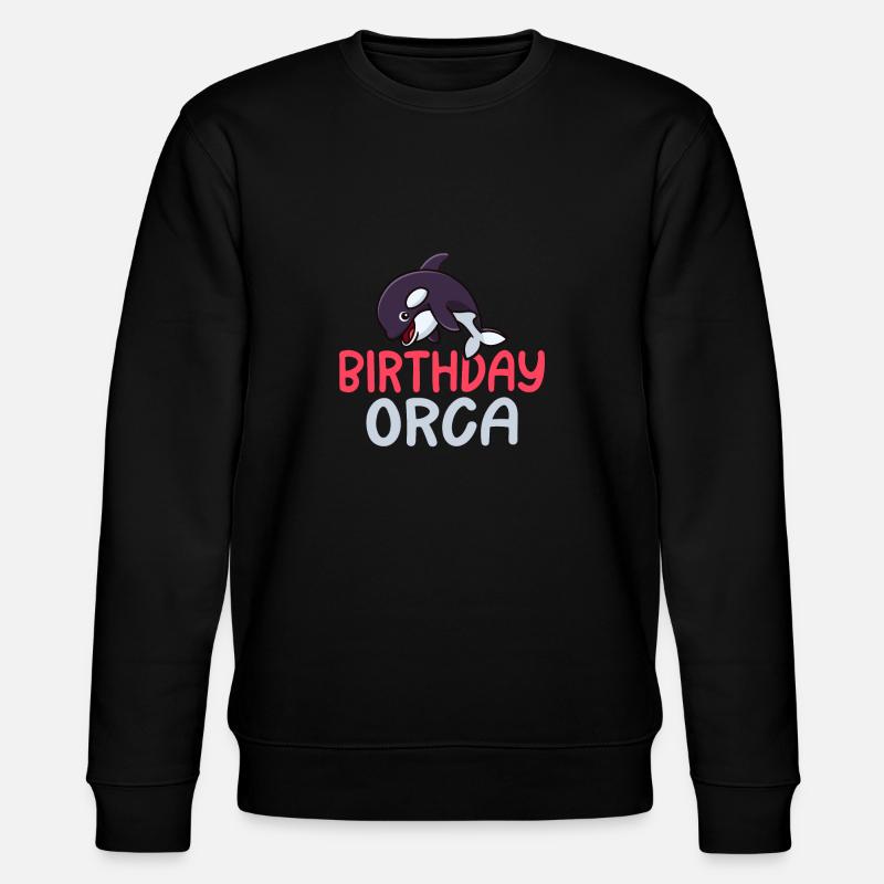 Orca Wal Geschenke - Stanley/Stella Unisex Bio-Sweatshirt CHANGER - Schwarz