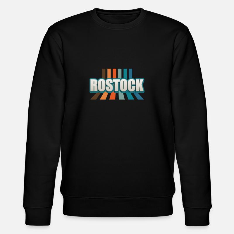 Rostockerin Rostocker Rostock - Stanley/Stella Unisex Bio-Sweatshirt CHANGER  - Schwarz