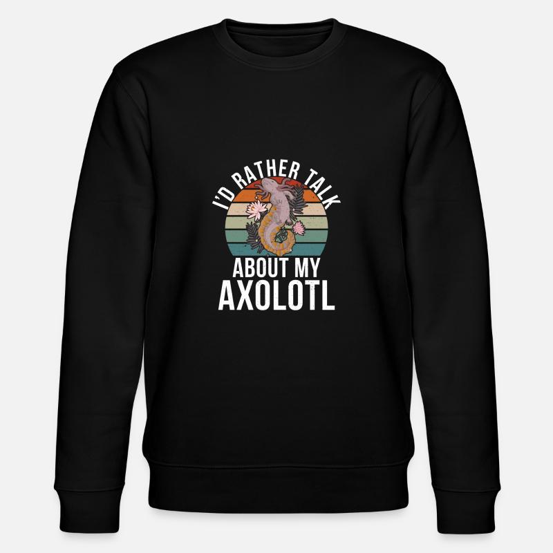 Axolotl Cadeaux d’amoureux - Sweat bio CHANGER Stanley/Stella Unisexe - noir
