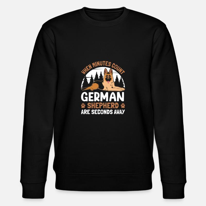 Bergers allemands - Sweat bio CHANGER Stanley/Stella Unisexe - noir