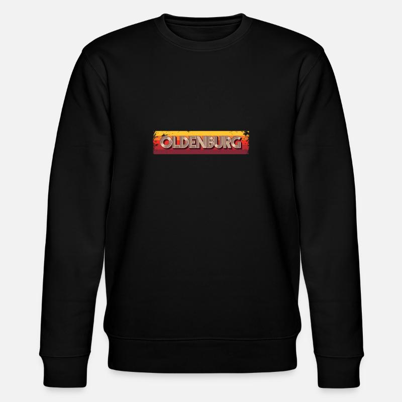 Oldenburgerin Oldenburger Oldenburg - Stanley/Stella Unisex Bio-Sweatshirt CHANGER  - Schwarz