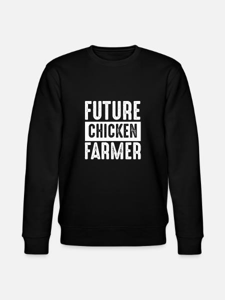 Future Chicken Farmer - - Stanley/Stella CHANGER Unisex Organic Sweatshirt - black