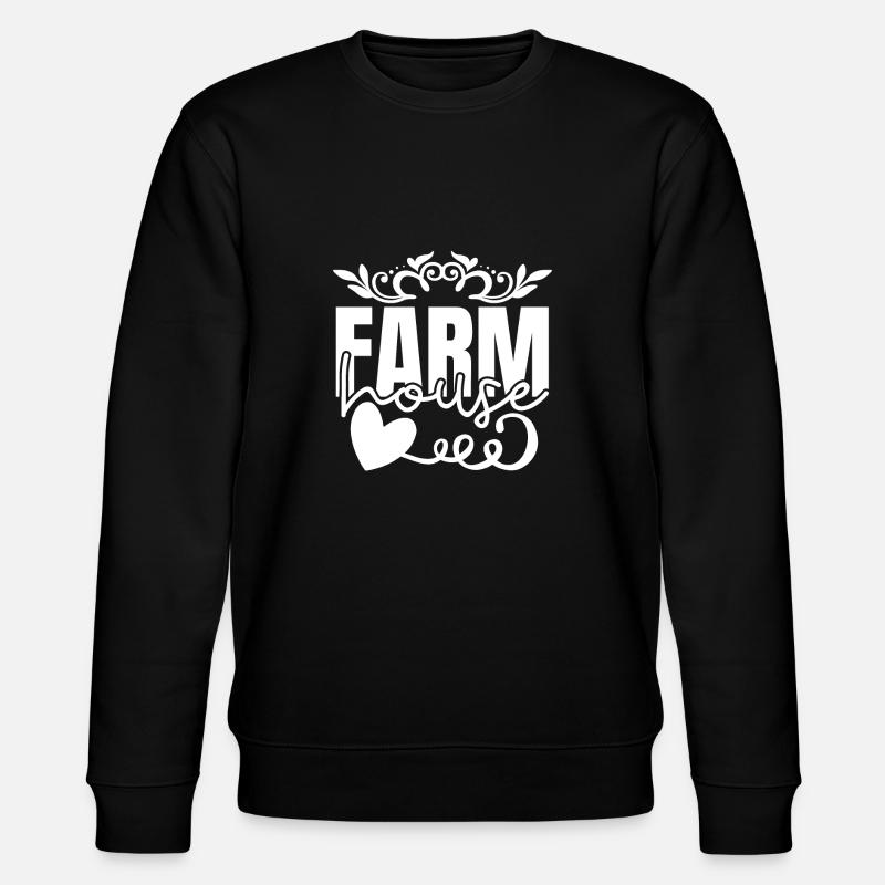 Maison de ferme 1 - - Sweat bio CHANGER Stanley/Stella Unisexe - noir