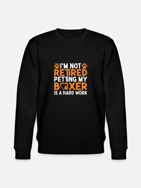 Boxer Hund Geschenke - Stanley/Stella Unisex Bio-Sweatshirt CHANGER - Schwarz