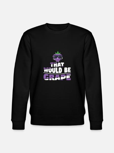 That Would Be Grape - Stanley/Stella Unisex Bio-Sweatshirt CHANGER - Schwarz