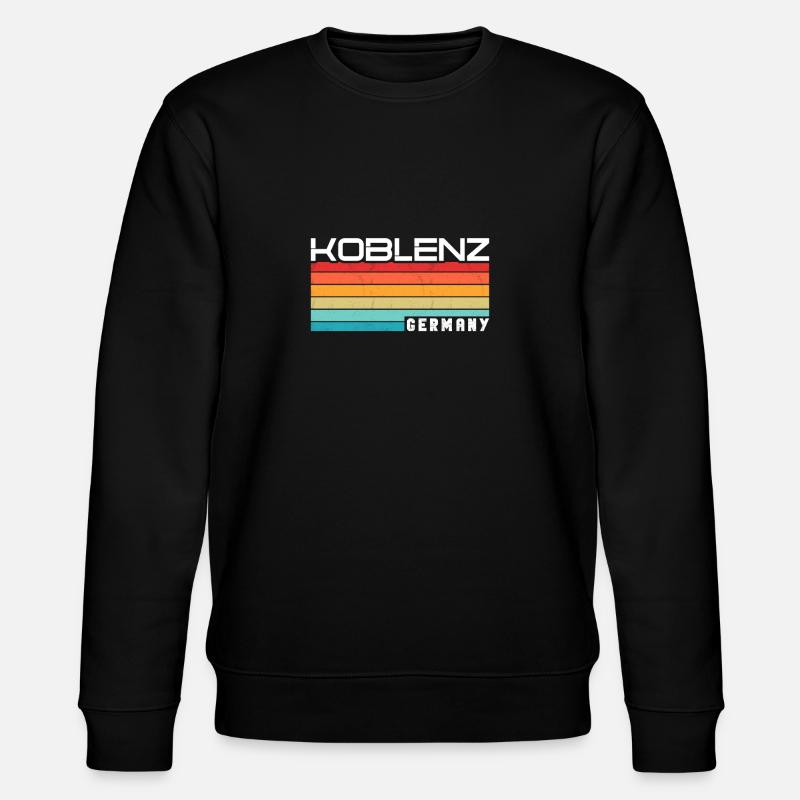 Koblenzerin Koblenzer Koblenz - Stanley/Stella Unisex Bio-Sweatshirt CHANGER  - Schwarz