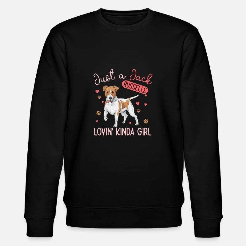 Jack Russell Terrier - Sweat bio CHANGER Stanley/Stella Unisexe - noir