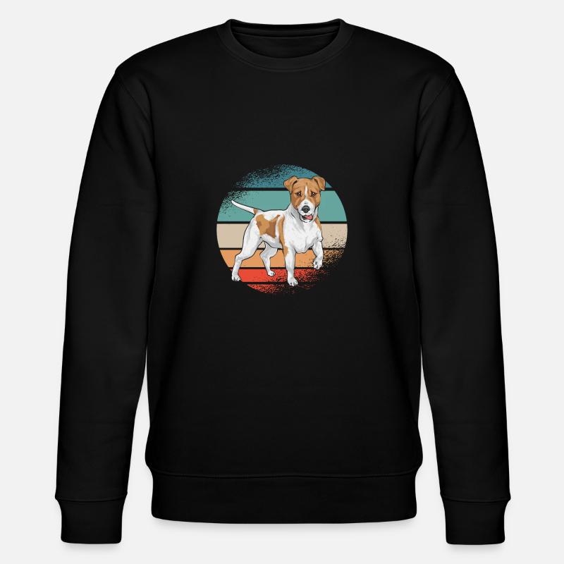 Jack Russell Terrier - Stanley/Stella Unisex Bio-Sweatshirt CHANGER  - Schwarz
