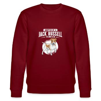 Jack Russell Terrier - Sweat bio CHANGER Stanley/Stella Unisexe - bordeaux - Devant - Nik (191cm) & Marisol (170cm)