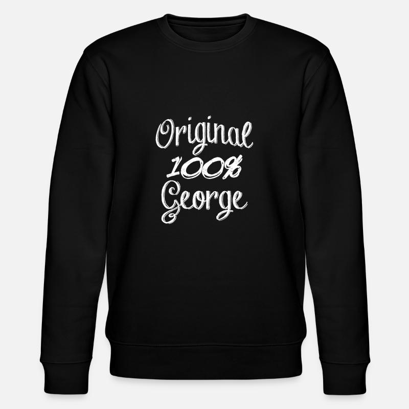 Original 100% George - Stanley/Stella CHANGER Unisex Organic Sweatshirt - black