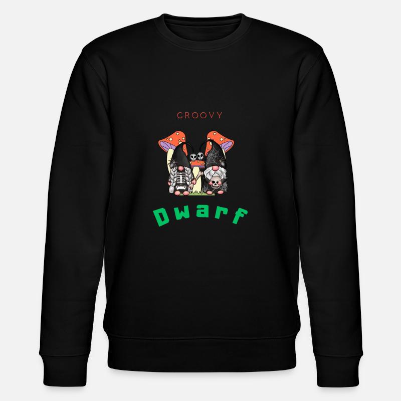 Nain groovy, Skelton, Champignon . - Sweat bio CHANGER Stanley/Stella Unisexe - noir