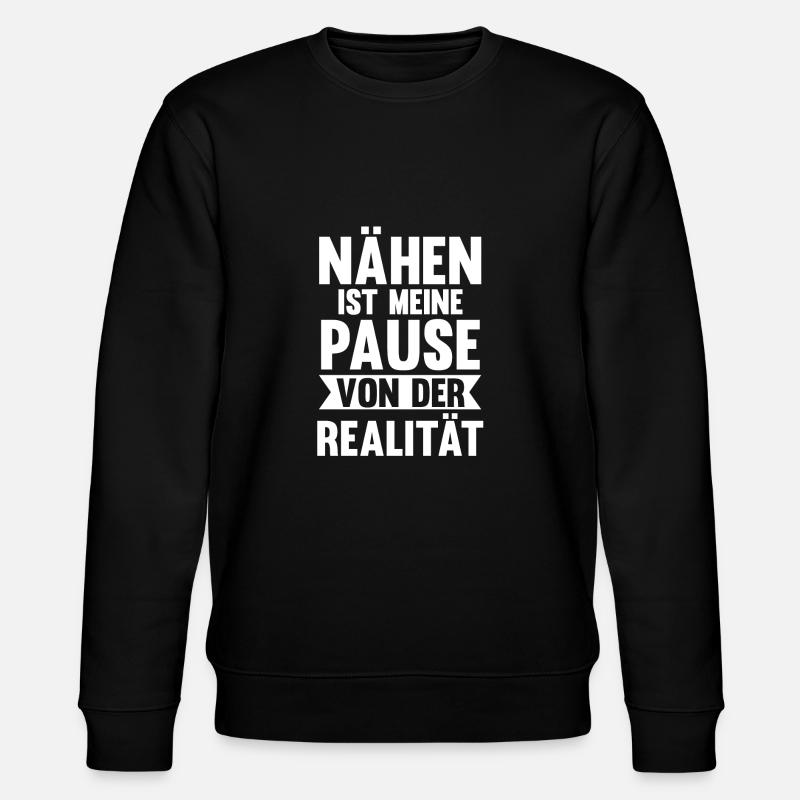 Schneidern Nähen - Stanley/Stella Unisex Bio-Sweatshirt CHANGER - Schwarz