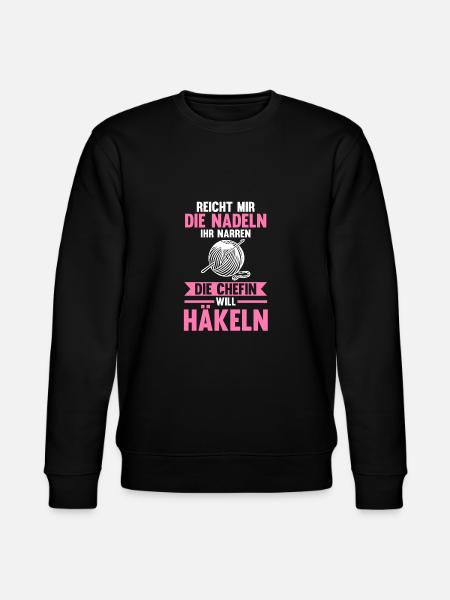 Stricken Nähen Häkeln - Stanley/Stella Unisex Bio-Sweatshirt CHANGER - Schwarz