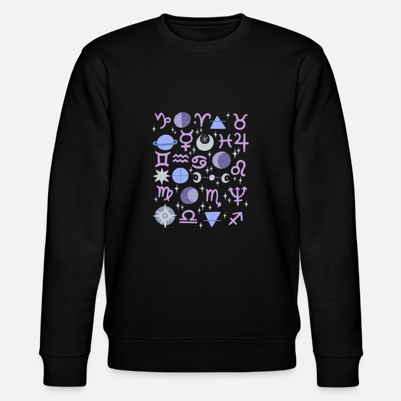 Astrologie - Stanley/Stella Unisex Bio-Sweatshirt CHANGER  - Schwarz