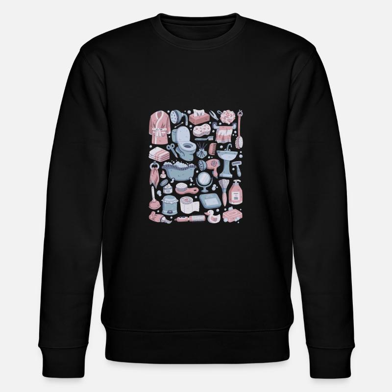 Salle de Bains - Sweat bio CHANGER Stanley/Stella Unisexe - noir