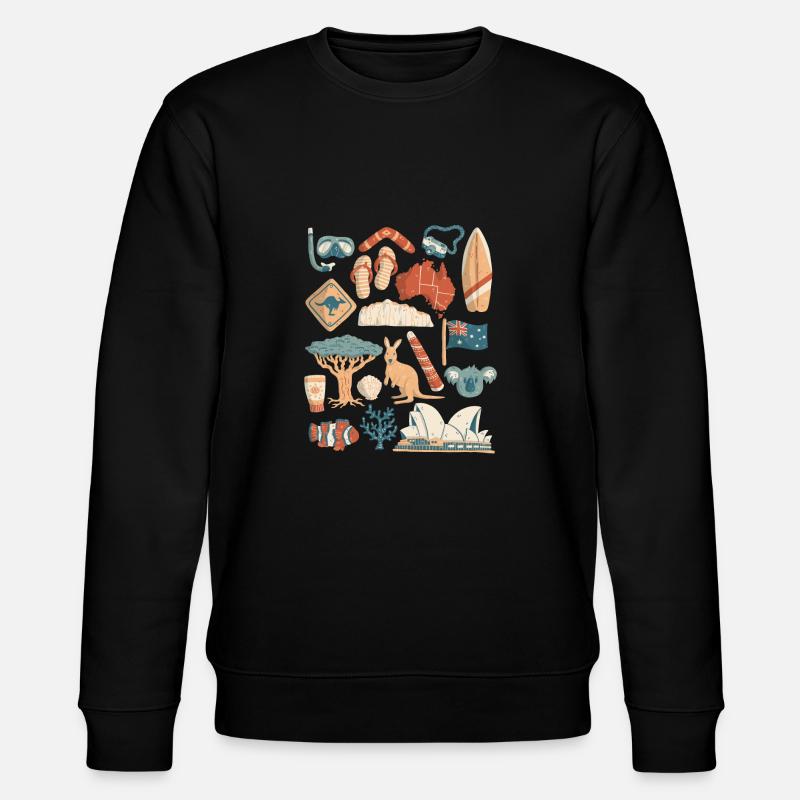 Australie - Sweat bio CHANGER Stanley/Stella Unisexe - noir
