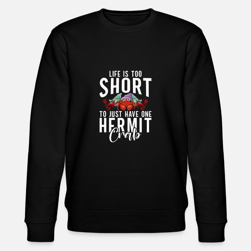 Cadeaux de crabe ermite - Sweat bio CHANGER Stanley/Stella Unisexe - noir