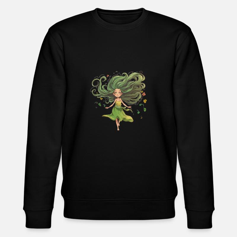 Waldfee - Stanley/Stella Unisex Bio-Sweatshirt CHANGER  - Schwarz
