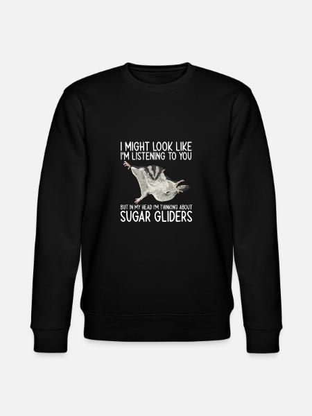 Short-headed glider Sugar Glider - Stanley/Stella CHANGER Unisex Organic Sweatshirt - black
