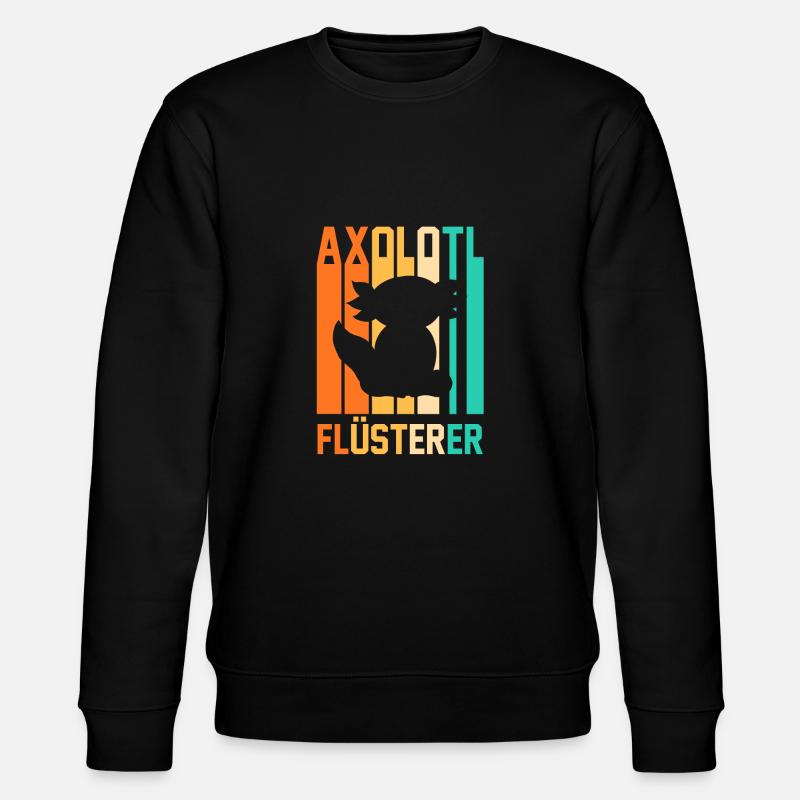 Axolotl - Stanley/Stella Unisex Bio-Sweatshirt CHANGER  - Schwarz