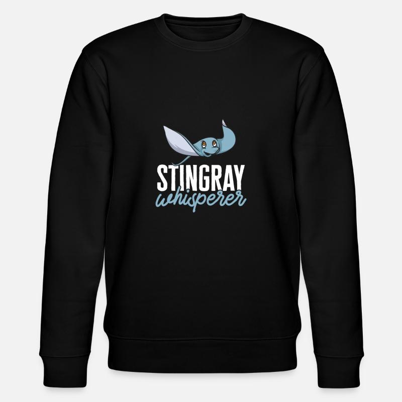 Stingrays Manta Rays Ocean Rays - Stanley/Stella CHANGER Unisex Organic Sweatshirt - black