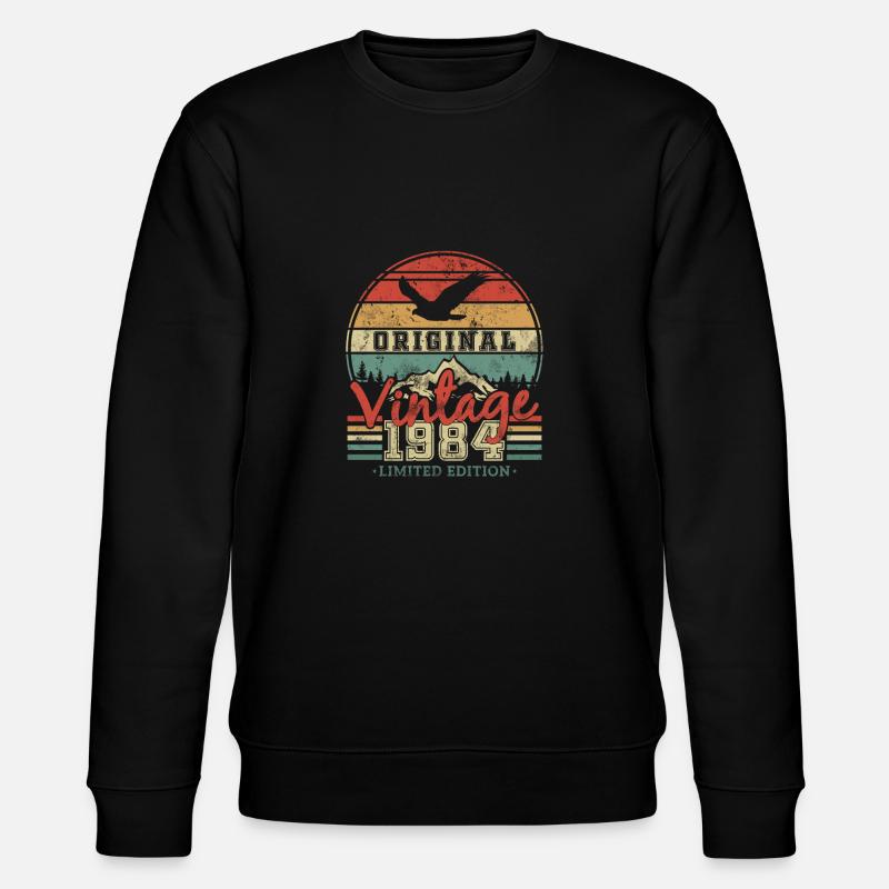 Cadeau Anniversaire 1984 - Sweat bio CHANGER Stanley/Stella Unisexe - noir