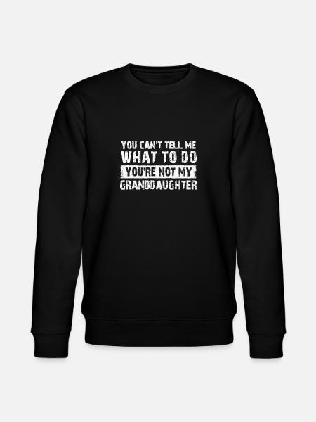 Not My Granddaughter - Stanley/Stella CHANGER Unisex Organic Sweatshirt - black