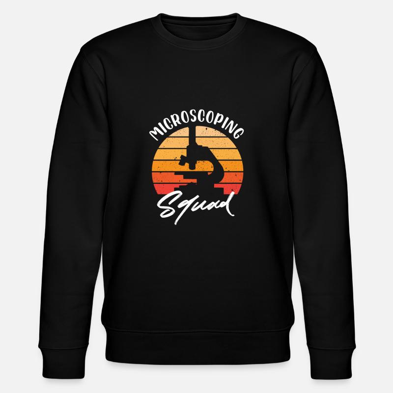 Microscopic squad histology - Stanley/Stella CHANGER Unisex Organic Sweatshirt - black