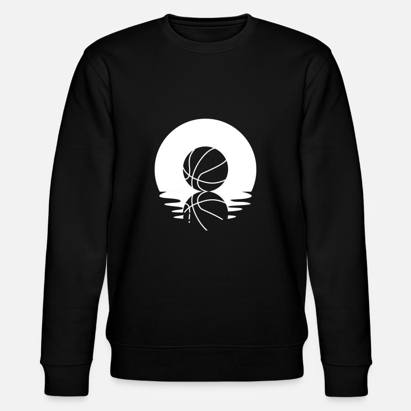 Cercle et réflexion - Basketball - - Sweat bio CHANGER Stanley/Stella Unisexe - noir