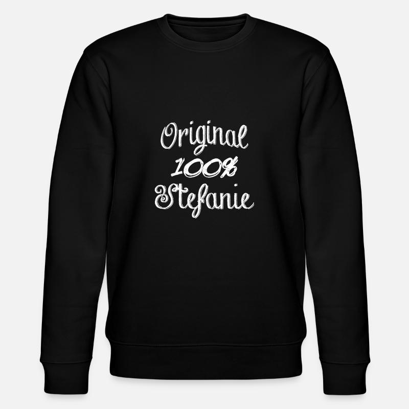 Original 100% Stefanie - Stanley/Stella CHANGER Unisex Organic Sweatshirt - black
