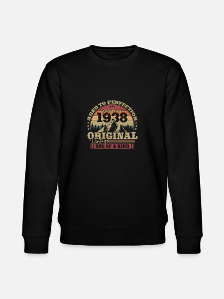 Gift 85th birthday 1938 - Stanley/Stella CHANGER Unisex Organic Sweatshirt - black