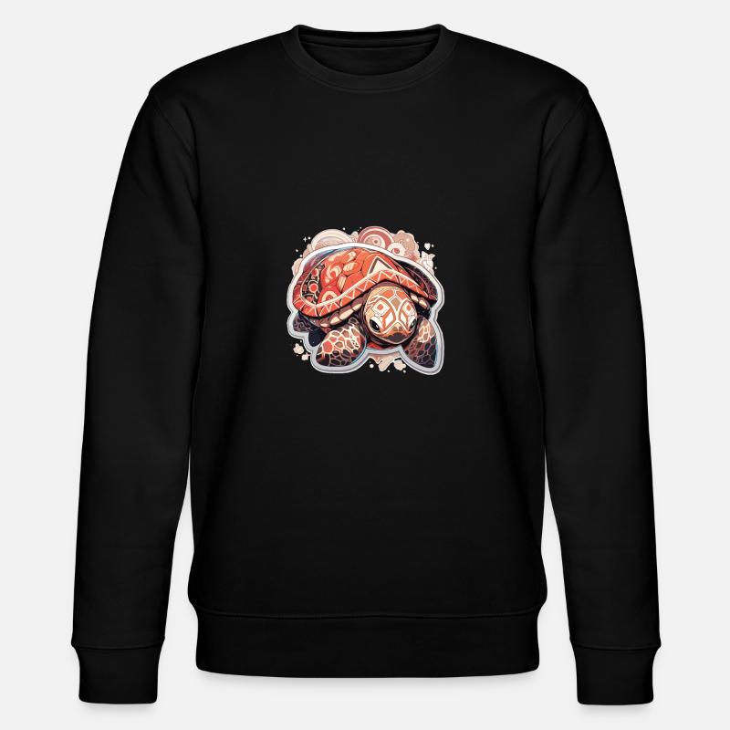 Tortue - Sweat bio CHANGER Stanley/Stella Unisexe - noir