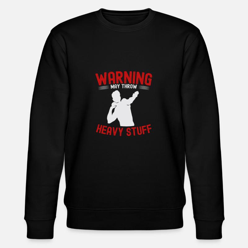 Lancer du poids Athlétisme - Sweat bio CHANGER Stanley/Stella Unisexe - noir