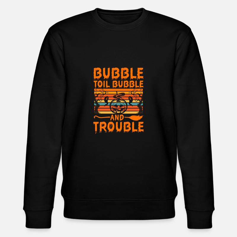 Halloween Bubble trouble - Sweat bio CHANGER Stanley/Stella Unisexe - noir