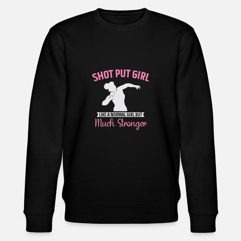 Lancer du poids Athlétisme - Sweat bio CHANGER Stanley/Stella Unisexe - noir